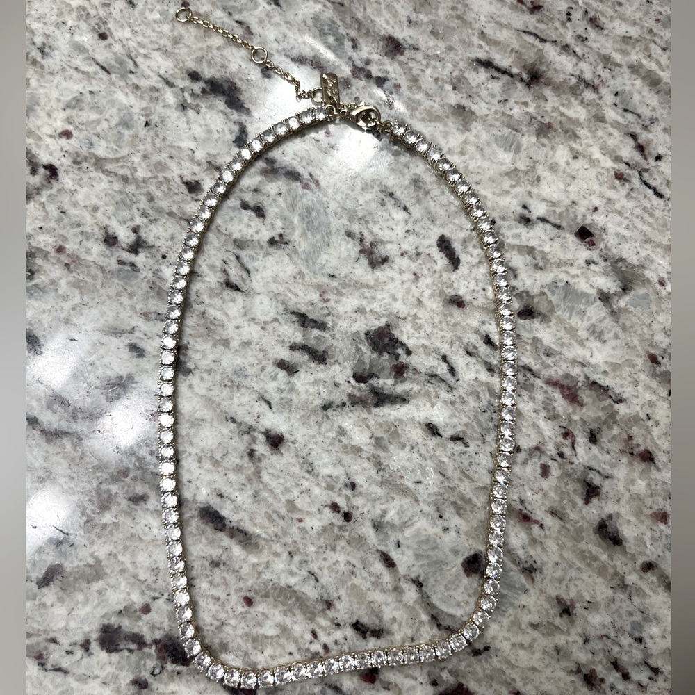 Jaclyn Roxanne Tennis Necklace Color Gold